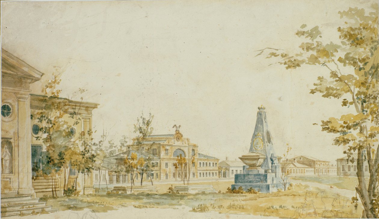 The Square i Kherson, 1797 af Fedor Yakovlevich Alekseev
