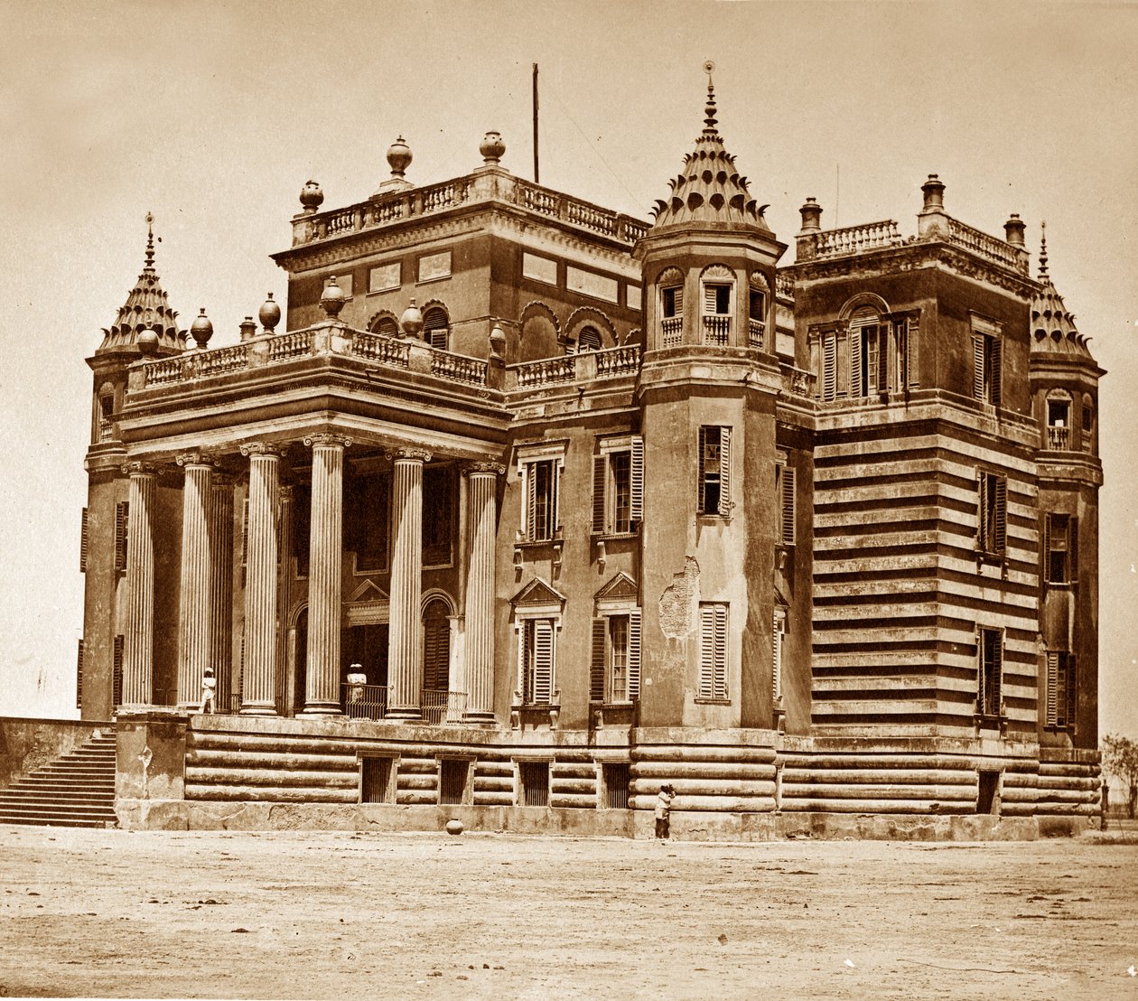 Dilkooshah Palace af Felice Beato