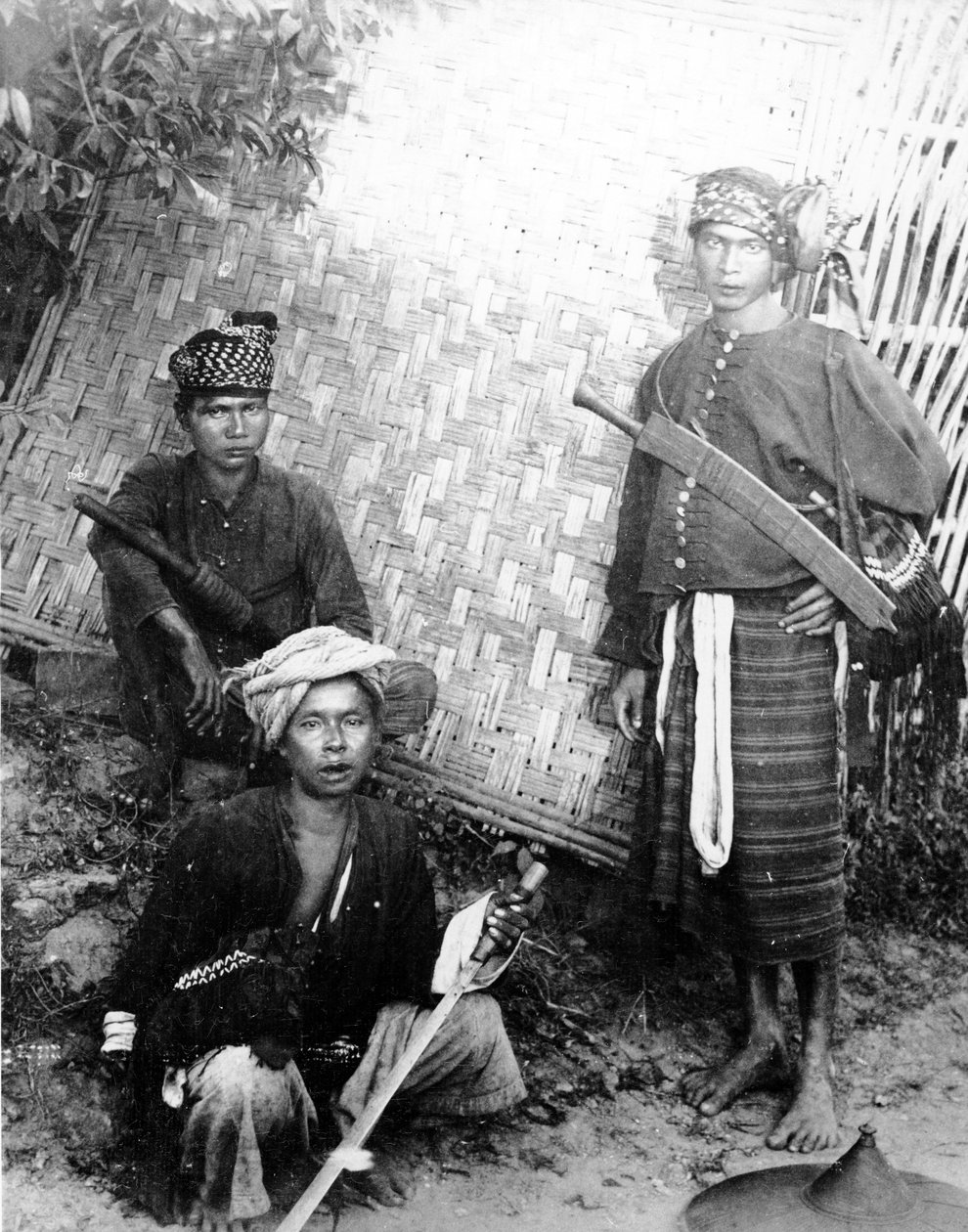 Kachin Warriors, ca. 1898-91 af Felice Beato