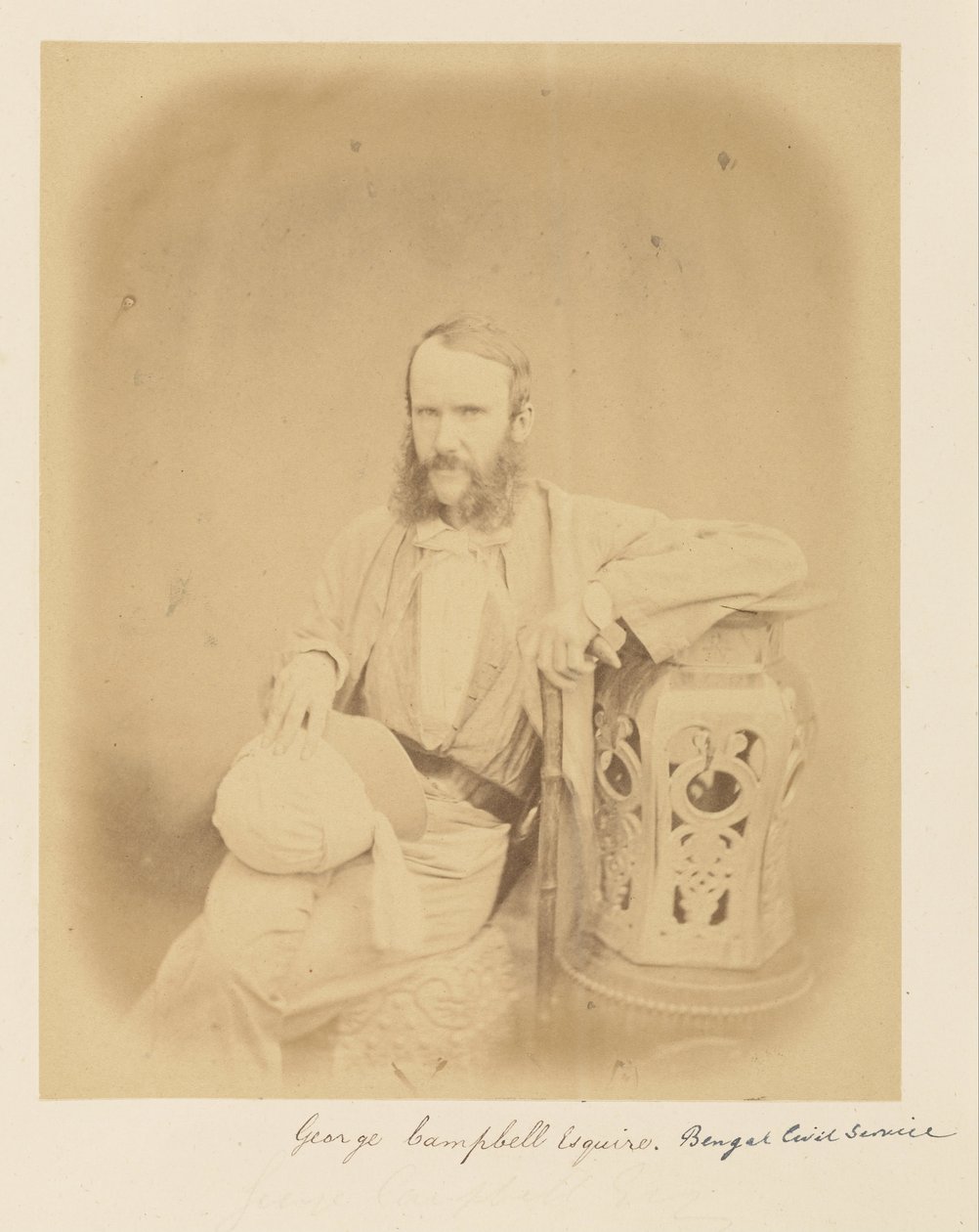 George Campbell, Esquire, Bengal Civil Service af Felice Beato