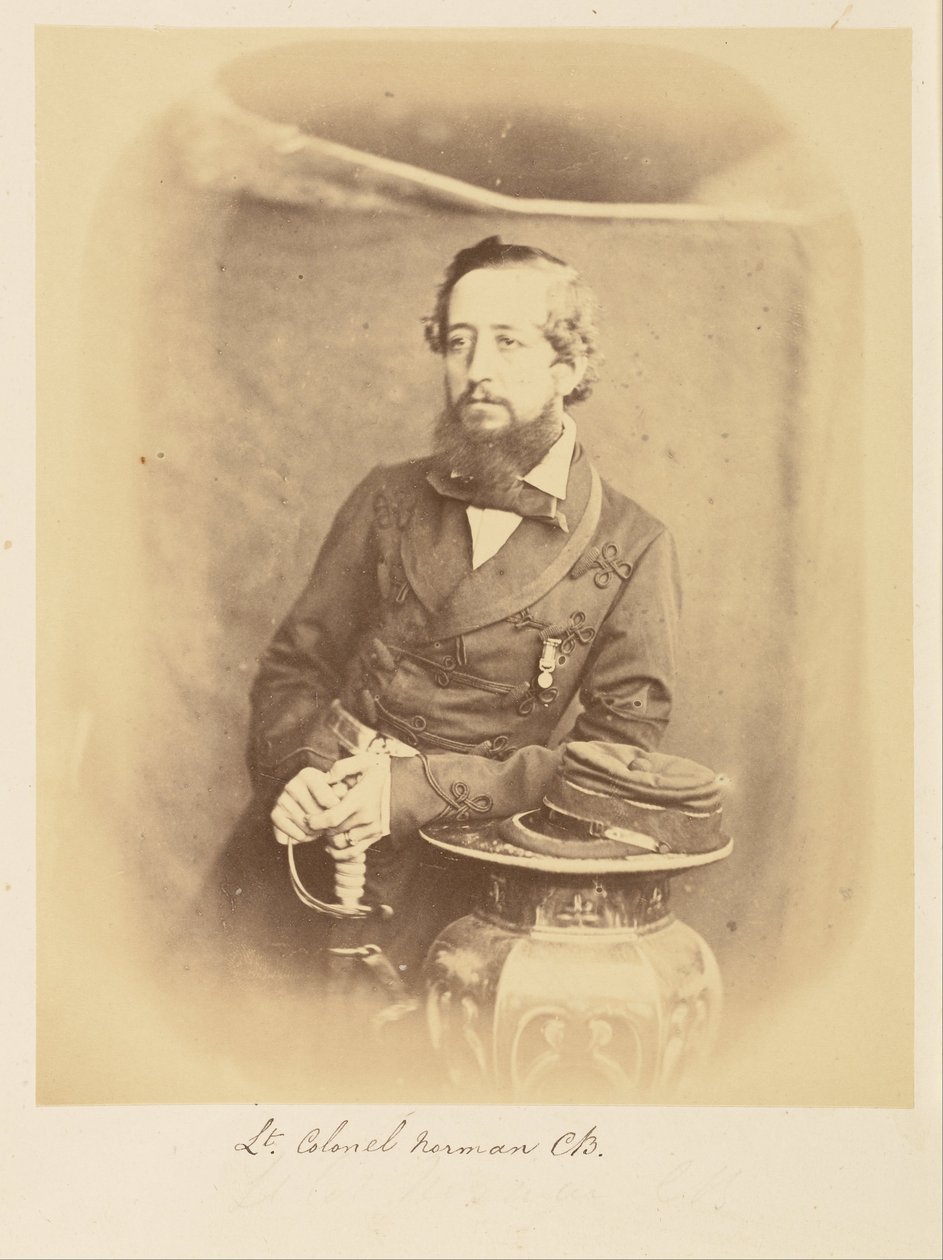 Oberstløjtnant Norman, C.B. af Felice Beato