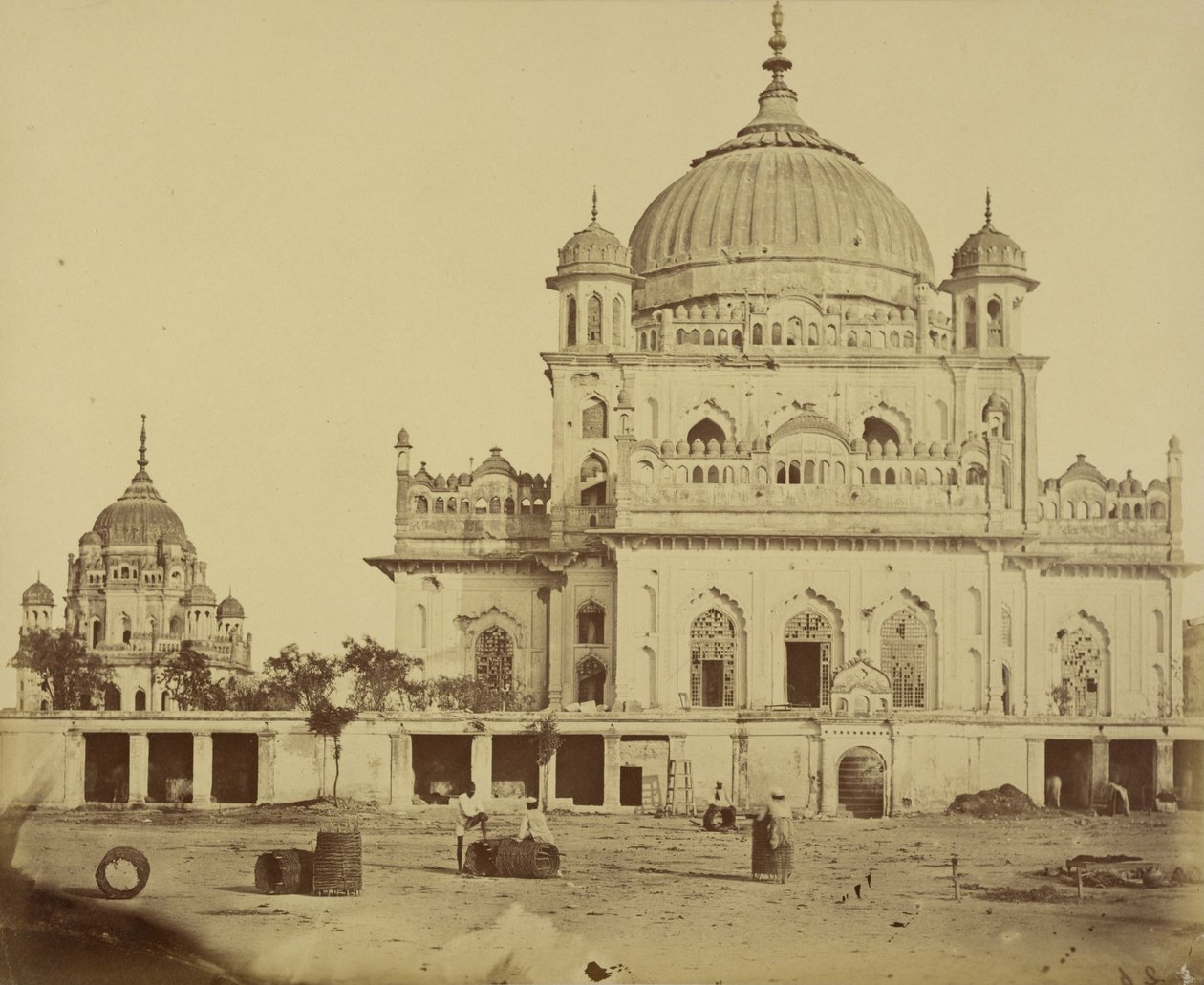 Lille moske i Kaiserbagh af Felice Beato