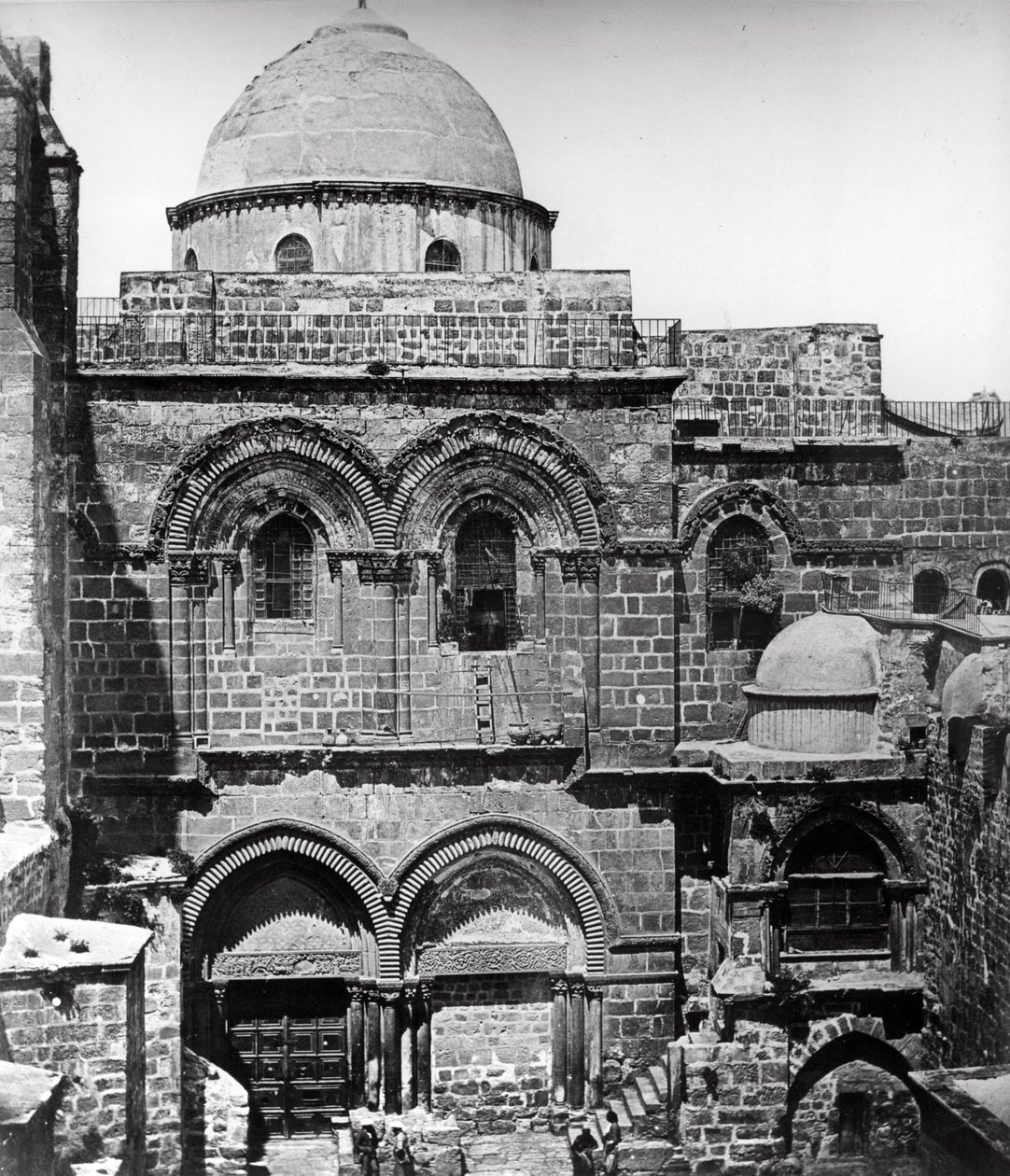 Den Hellige Gravs Kirke, 1857 af Felice Beato
