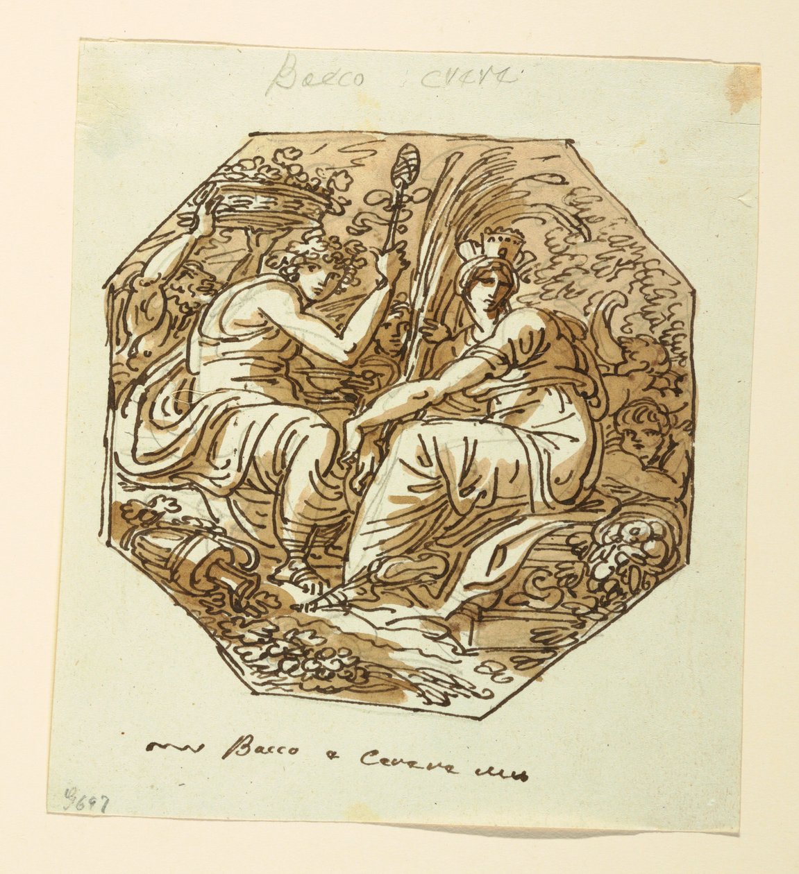 Bacchus og Ceres af Felice Giani