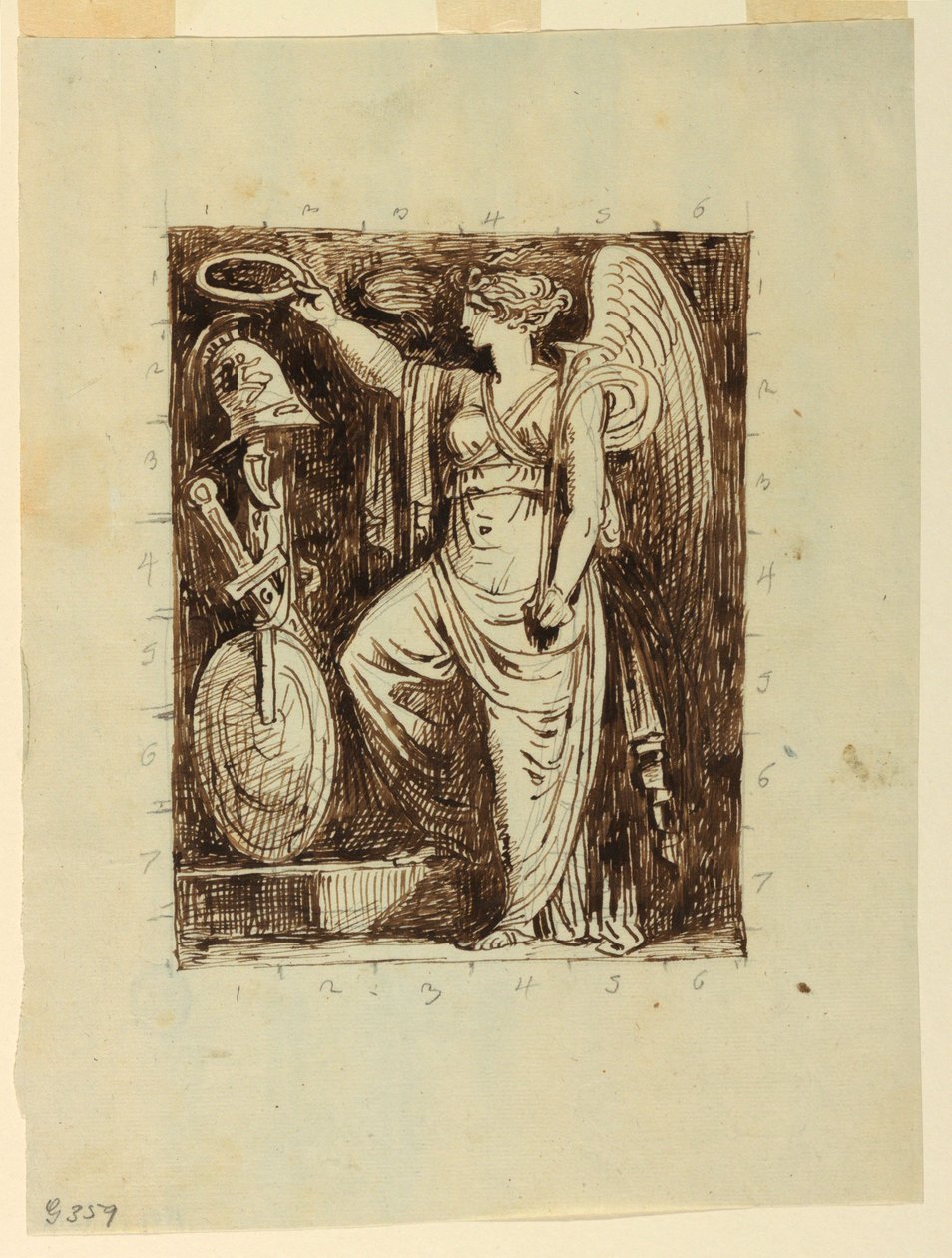 Tegning (Italien), 1805 af Felice Giani