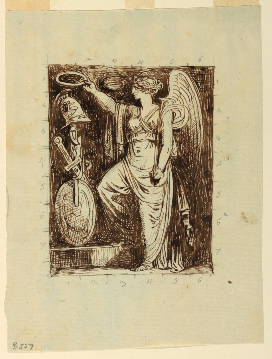 Tegning af Felice Giani