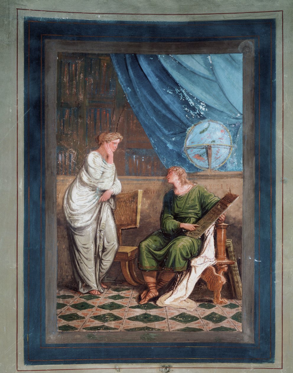 Den tyske astronom Johannes Kepler (fresko af Felice Giani
