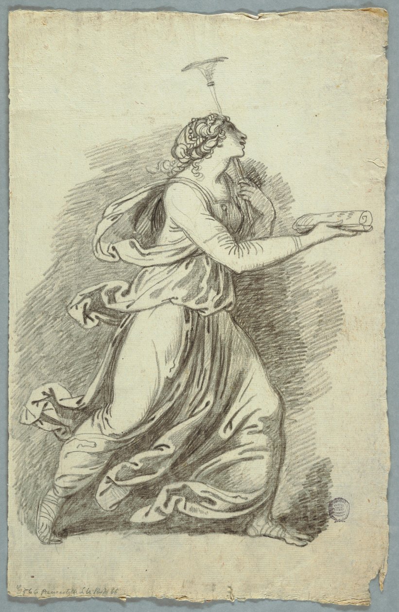 Polyhymnia, Veltalenhedens Muse af Felice Giani