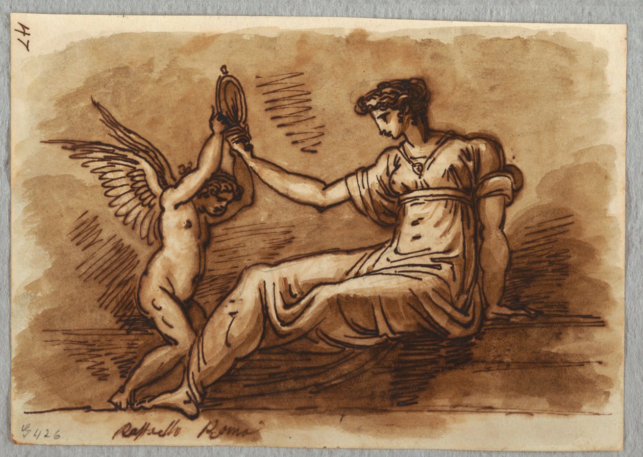 Venus og Amor af Felice Giani