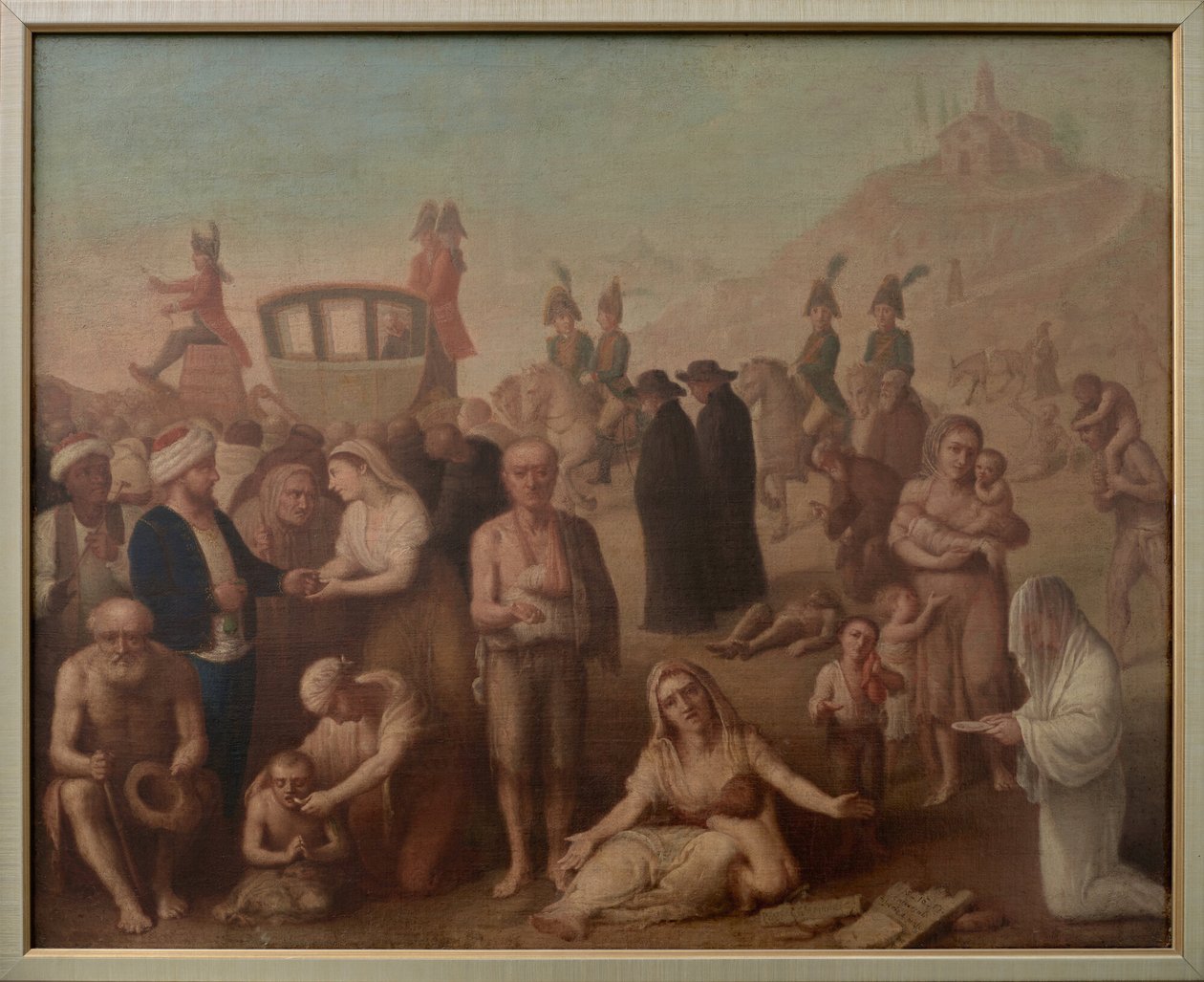 Vittorio Emanuele I går ind i Genova af Felice Guascone