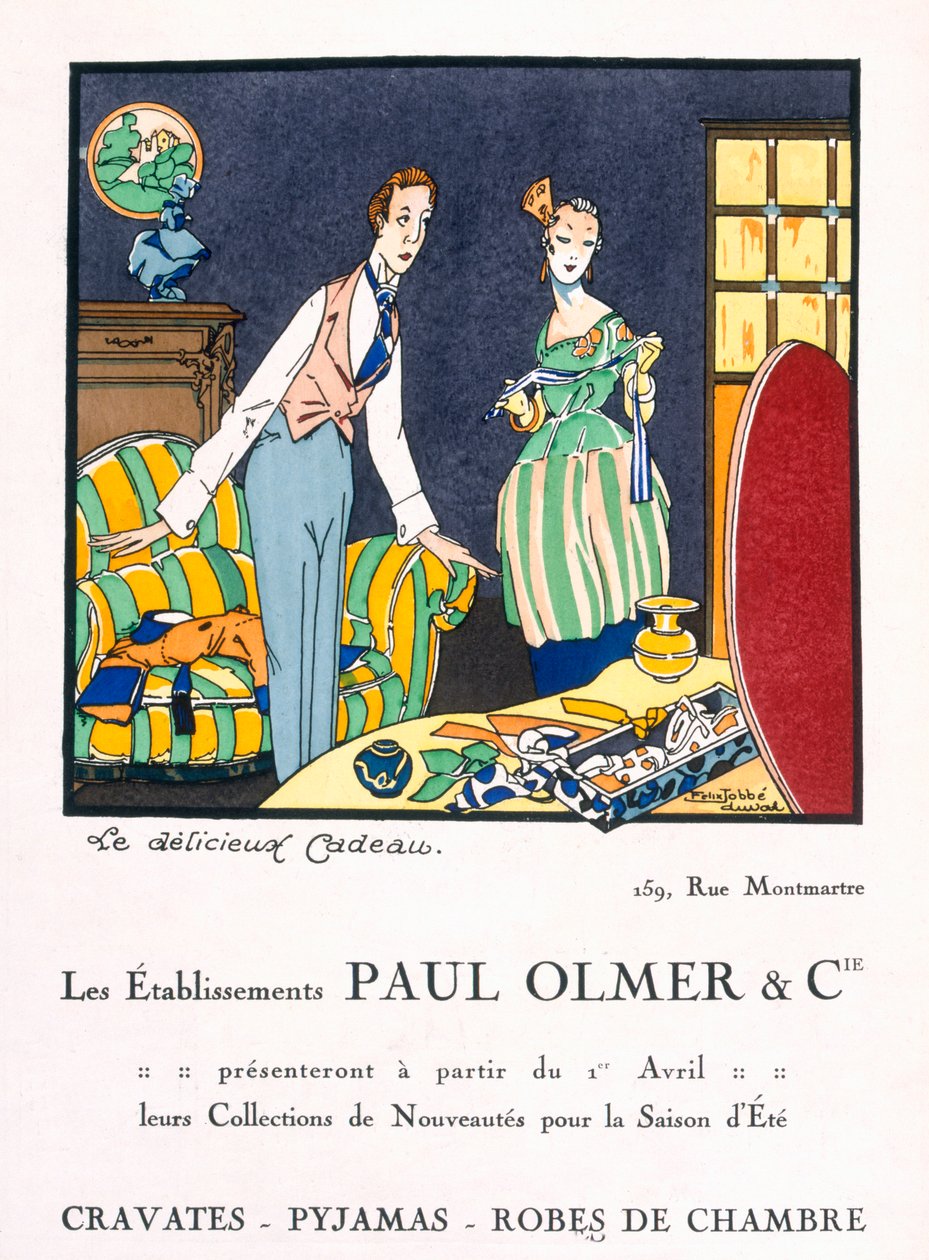Annonce for Paul Olmers Summer Collection, ca. 1920