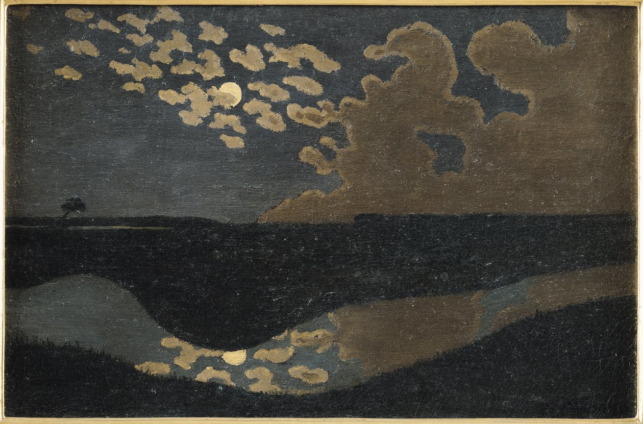 Måneskin, 1894 af Felix Edouard Vallotton