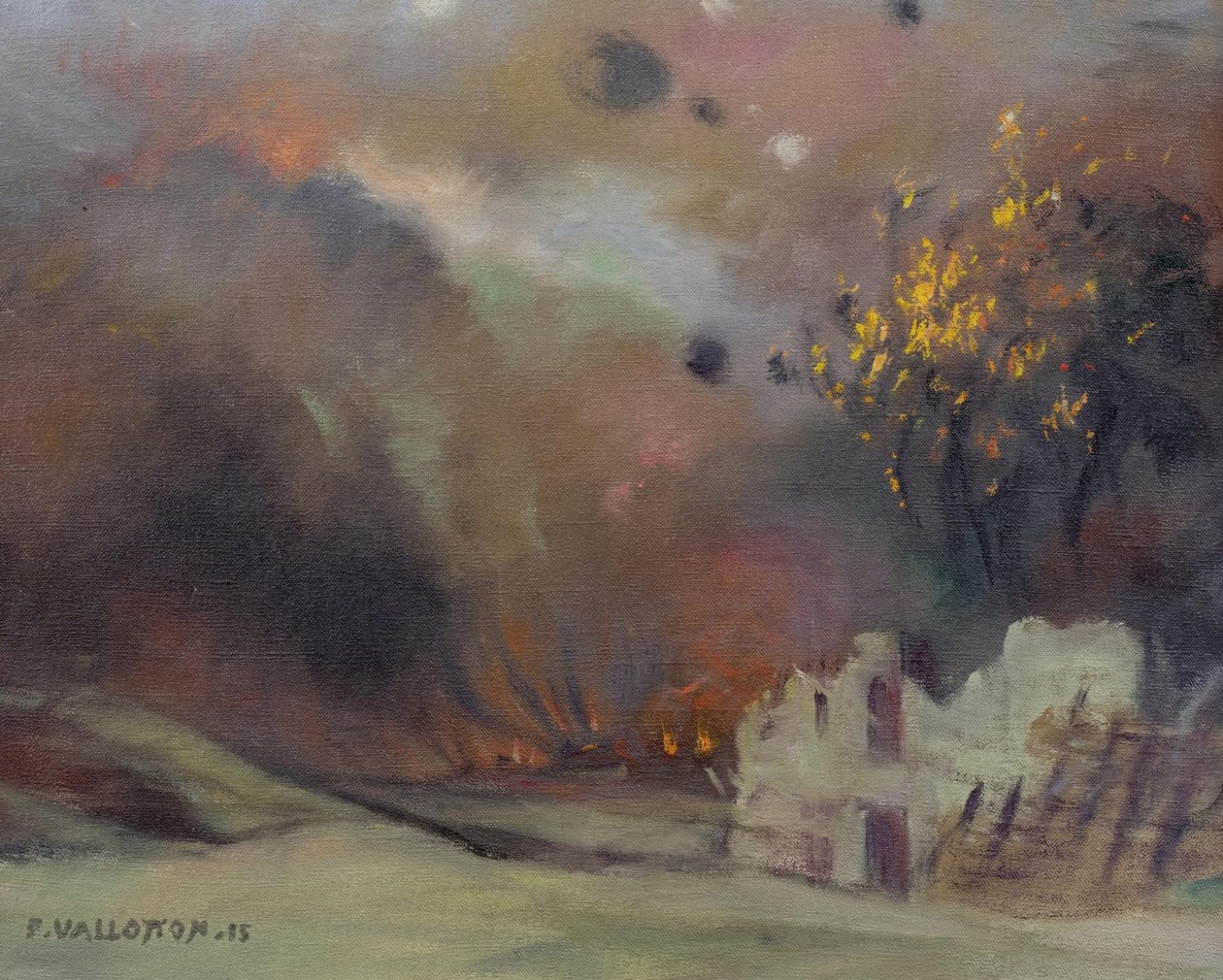 Krig, 1915 af Felix Edouard Vallotton