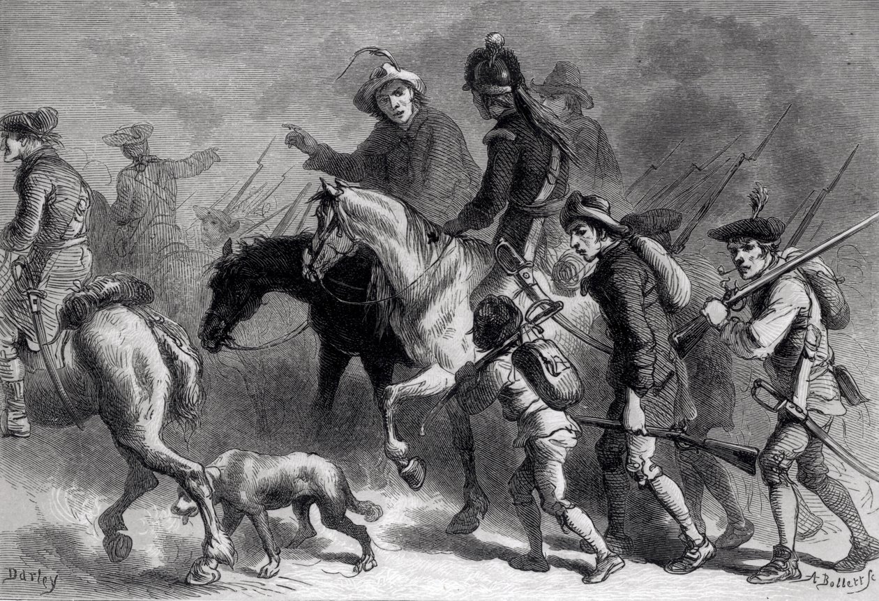 Uprising of the New England Yeomanry, indgraveret af A. Bollett af Felix Octavius Carr Darley