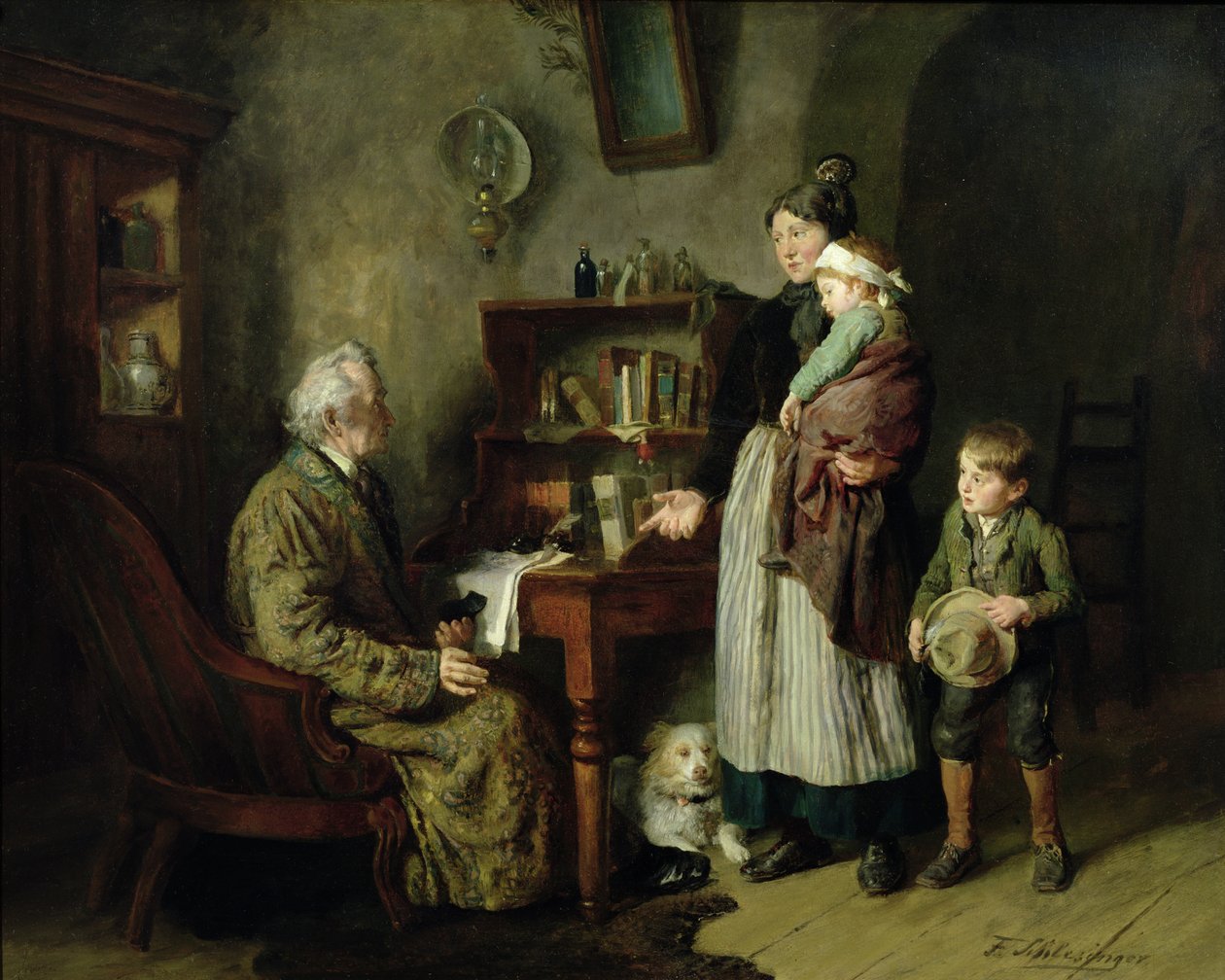 Velgørenhed af Felix Schlesinger