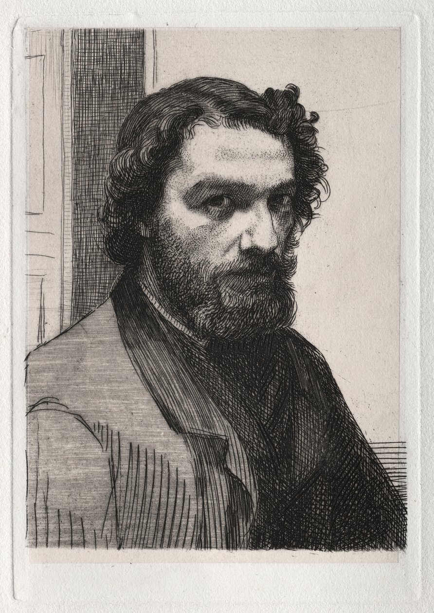 Alphonse Legros af Felix Bracquemond