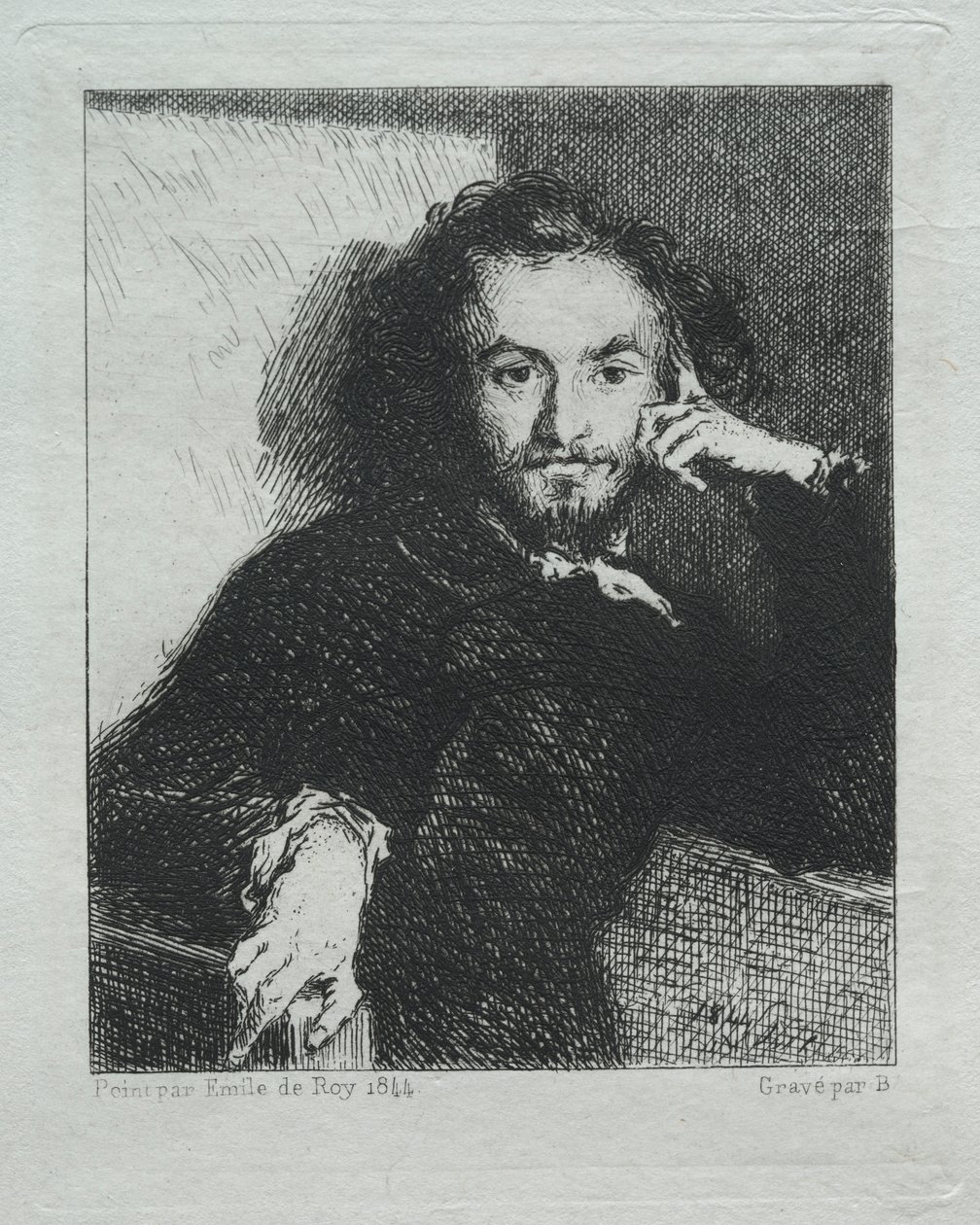 Baudelaire, efter Emil de Roy af Felix Bracquemond