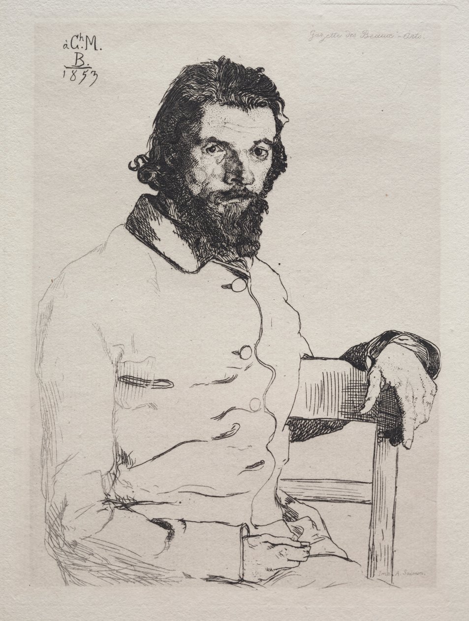 Charles Méryon af Felix Bracquemond