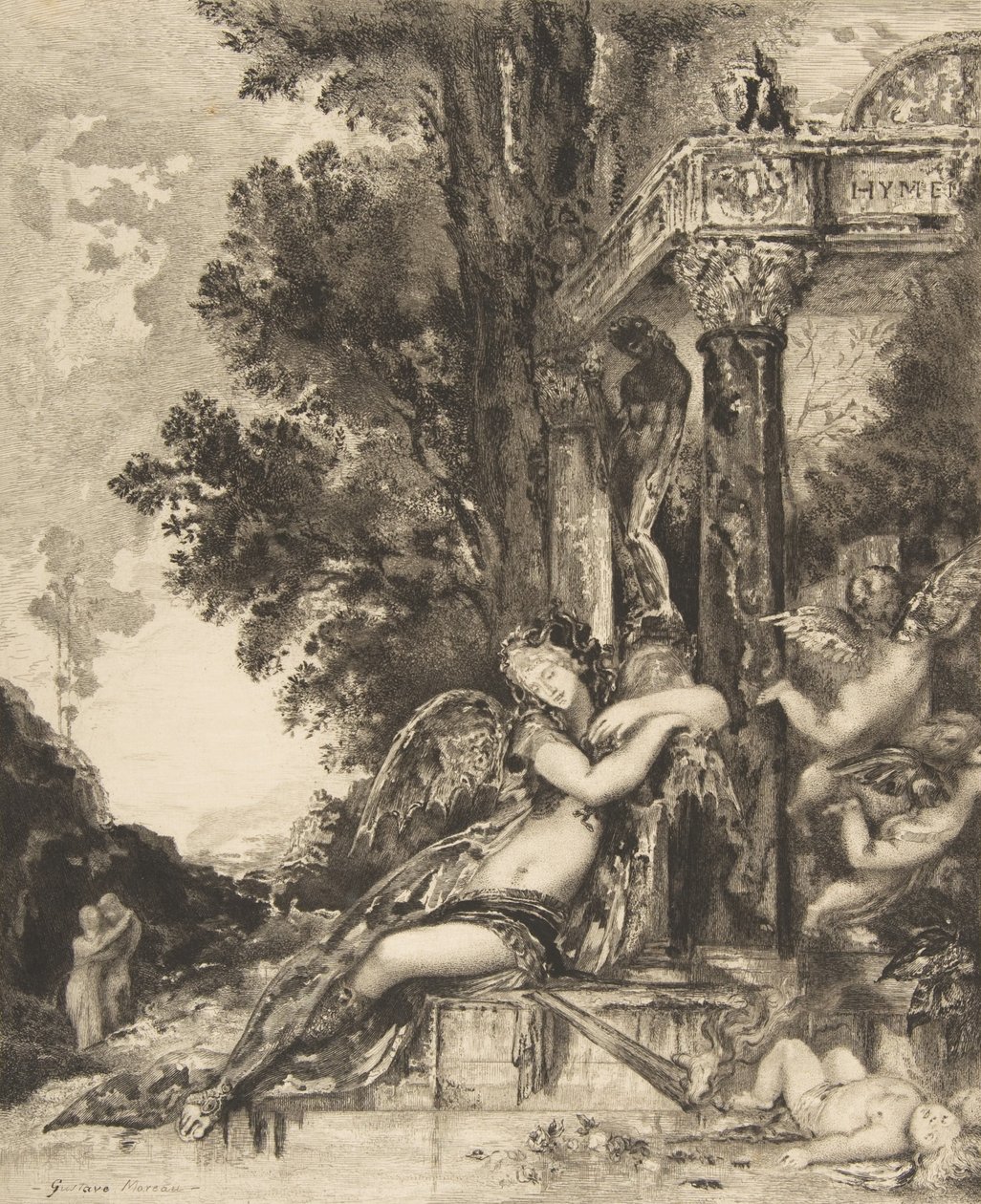 Discord, 1886. af Felix Bracquemond