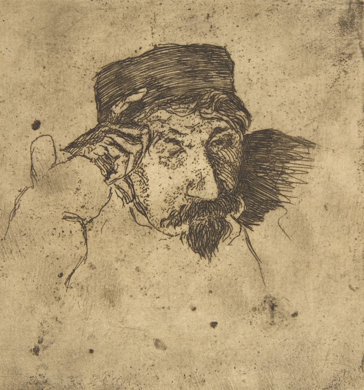 Skitse af Joseph Guichard, 1853. af Felix Bracquemond