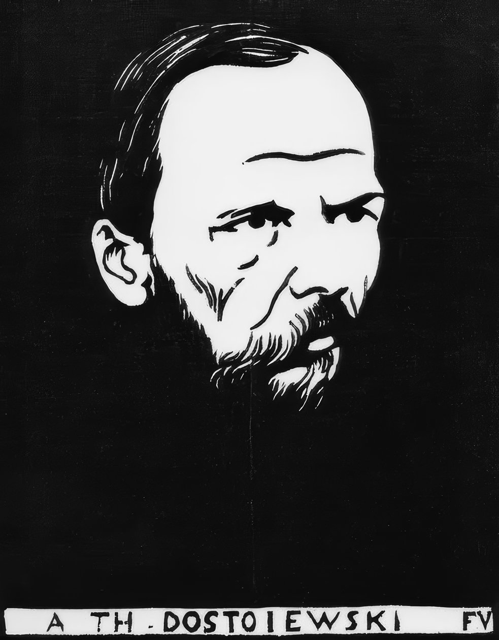 A Th. Dostojevski af Felix Edouard Vallotton
