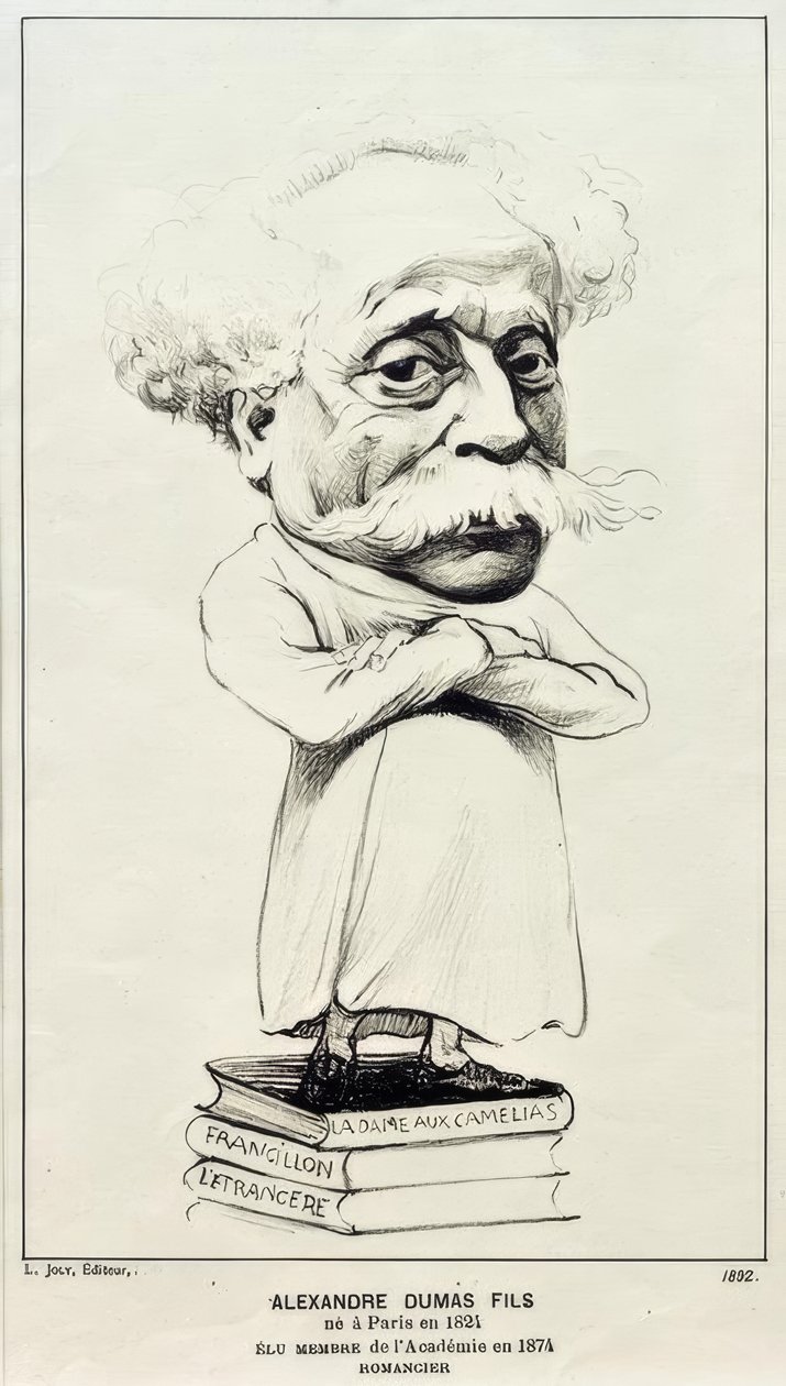 Alexandre Dumas Fils af Felix Edouard Vallotton