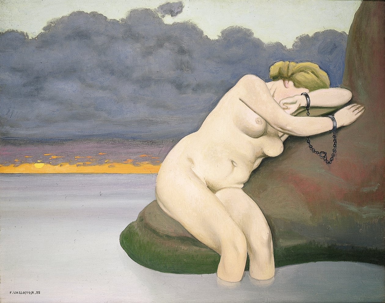 Andromeda bundet af Felix Edouard Vallotton