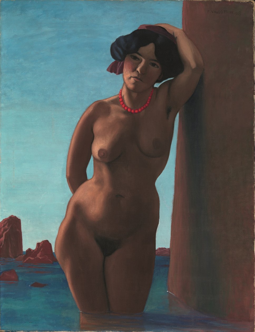 Bader ved Red Rock, 1908 af Felix Edouard Vallotton