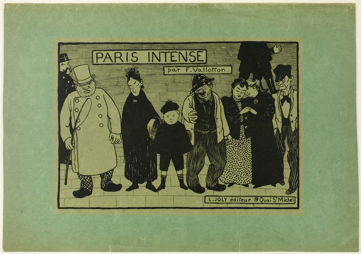 Cover til Paris Intense af Felix Edouard Vallotton