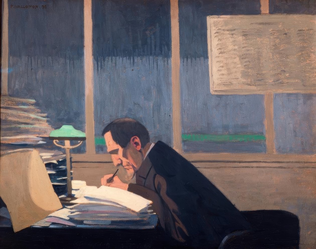 Felix Feneon ved Revue Blanche af Felix Edouard Vallotton