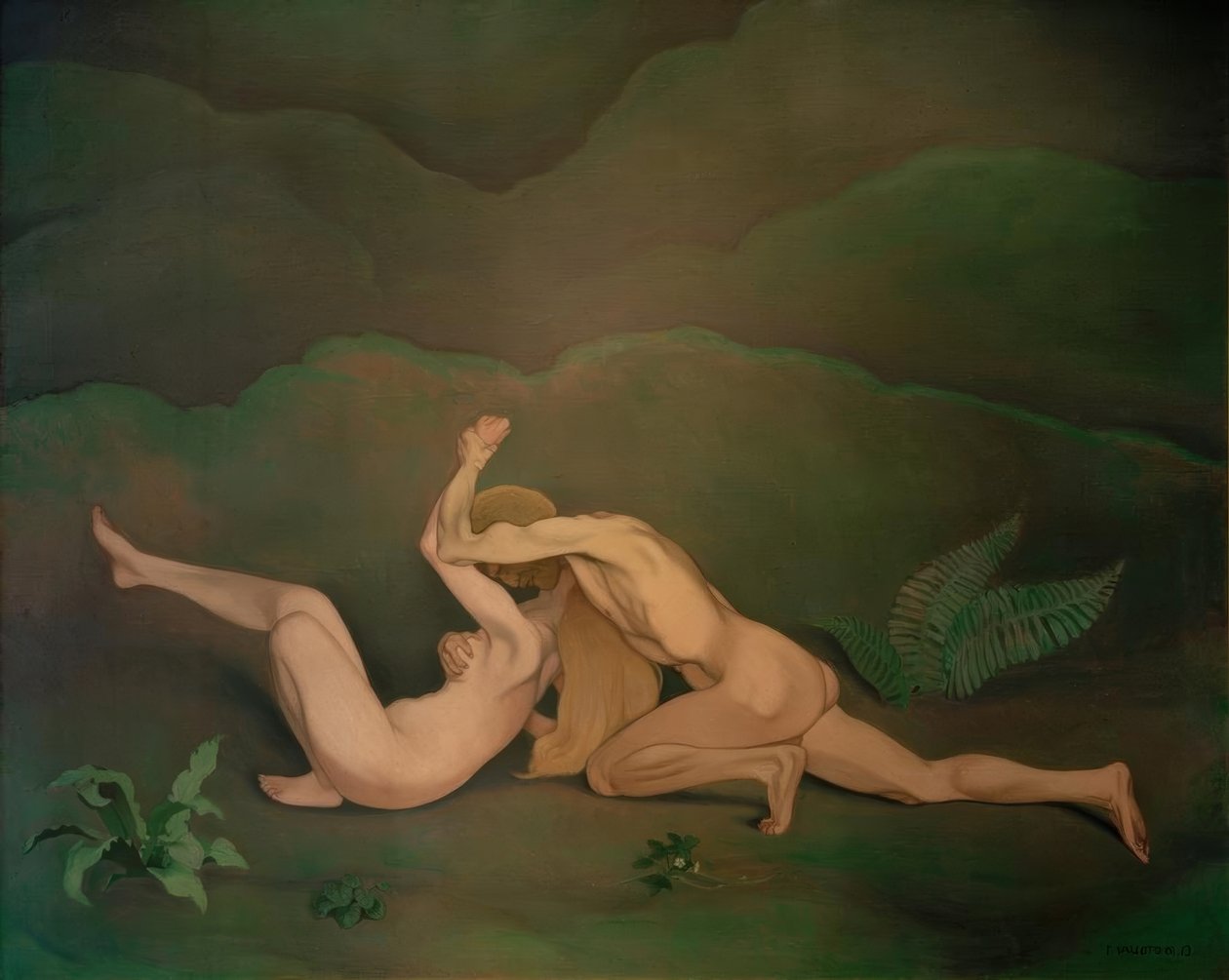 Mand og kvinde af Felix Edouard Vallotton