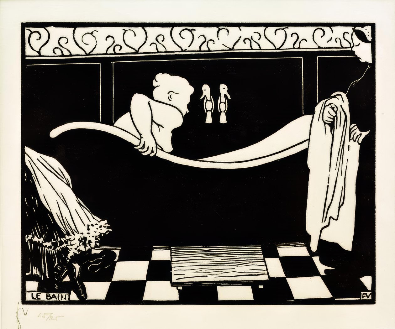 Badet af Felix Edouard Vallotton