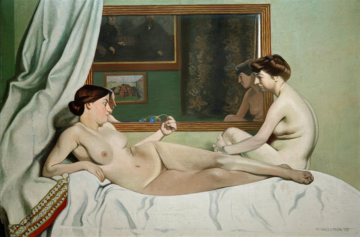 Resten af ​​modellerne af Felix Edouard Vallotton