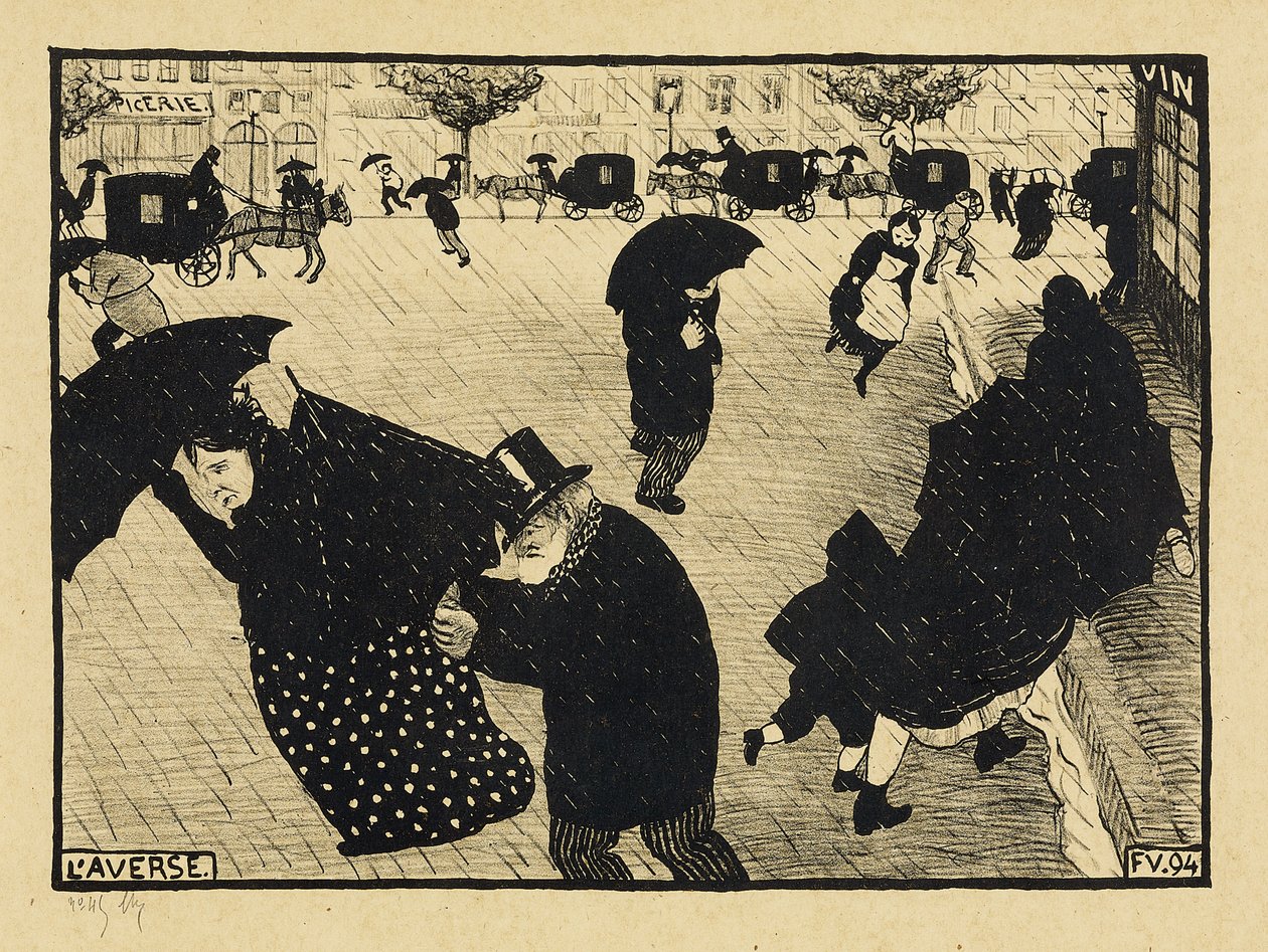 Paris Intense, 1893-94 af Felix Edouard Vallotton