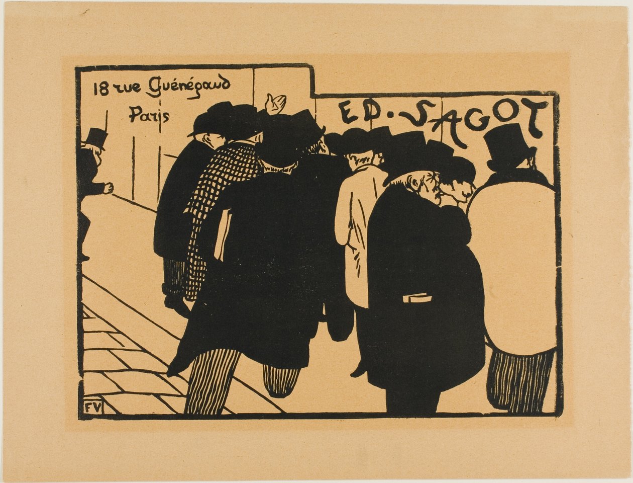 Print fanciers af Felix Edouard Vallotton