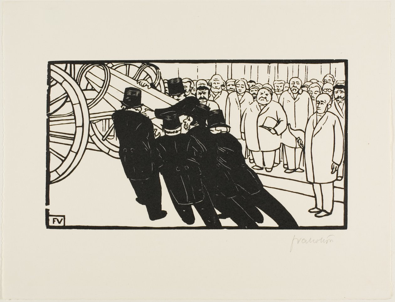 Kistebærerne af Felix Edouard Vallotton