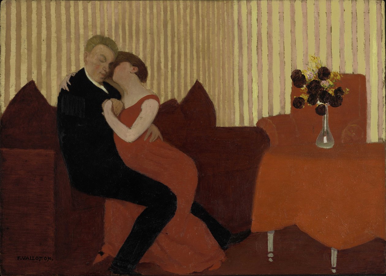 Løgnen Løgnen, 1897. af Felix Edouard Vallotton