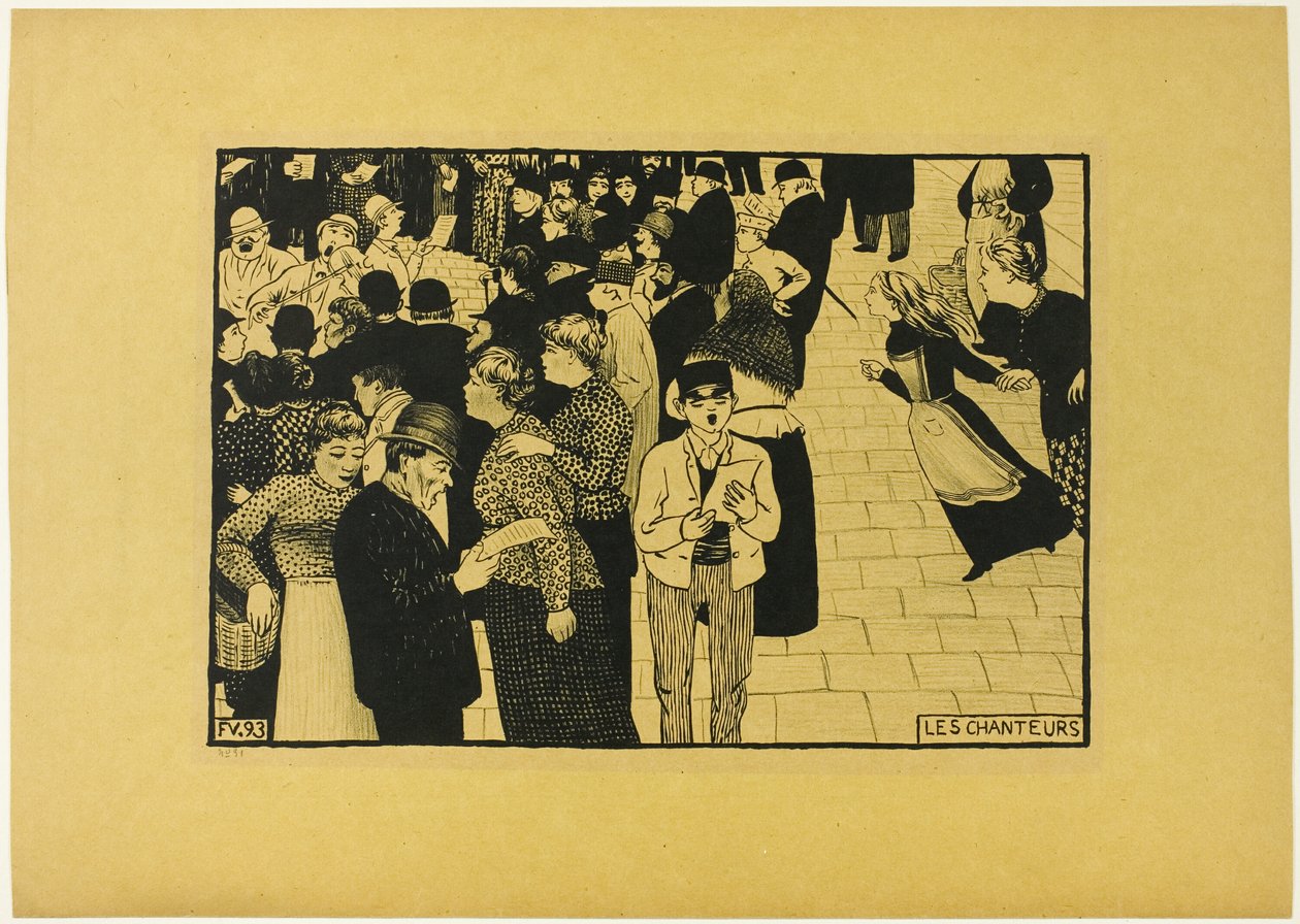 Sangerne af Felix Edouard Vallotton