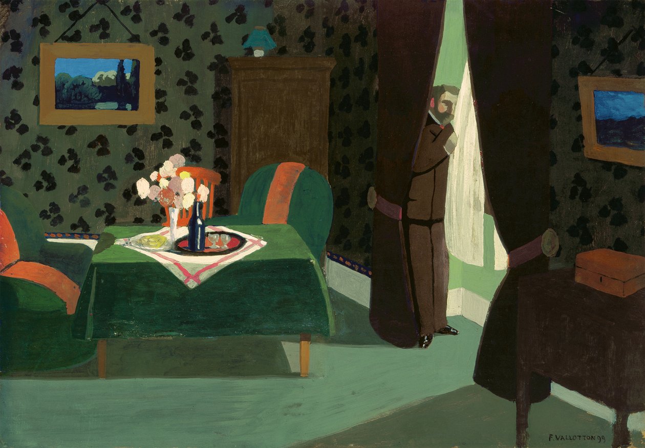 Ventetiden, 1899. af Felix Edouard Vallotton