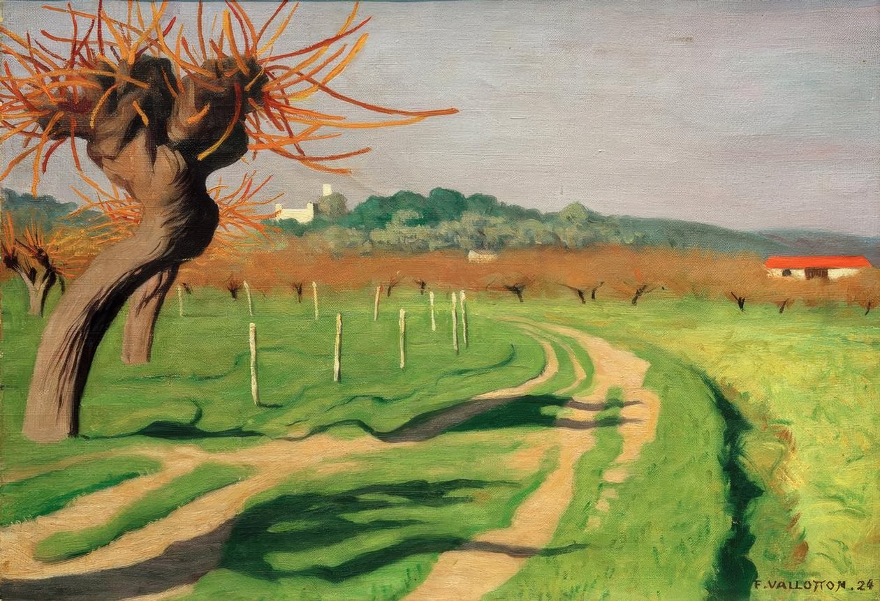 Cagne-dalen af Felix Edouard Vallotton
