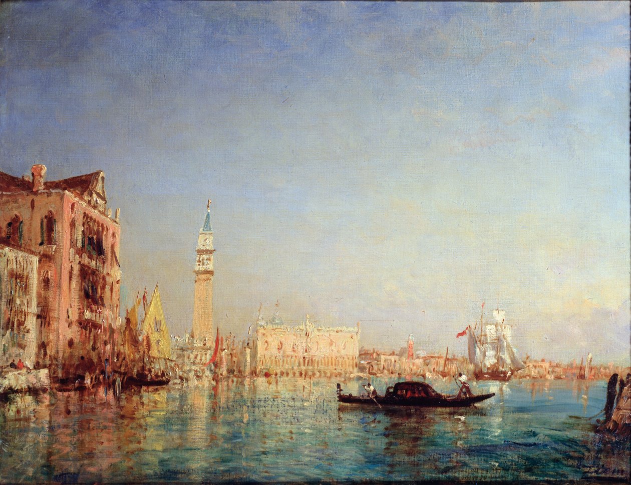 Venedig, 1800-tallet af Félix Ziem