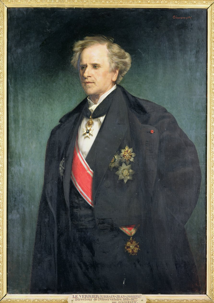 Urbain Le Verrier (1811-77) af Felix Henri Giacomotti