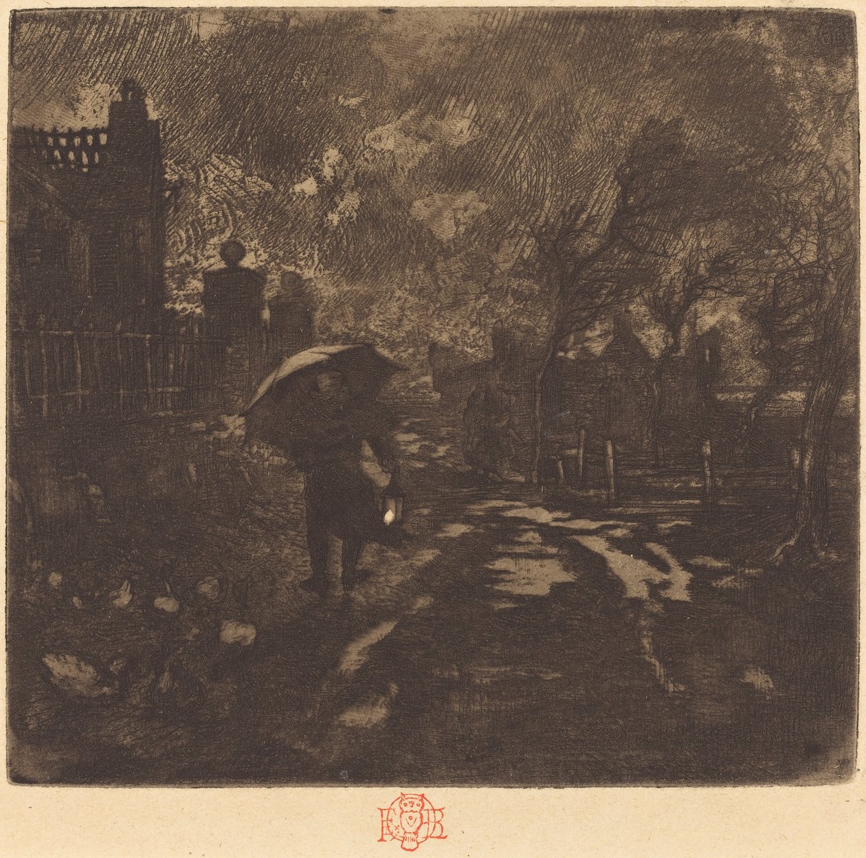 Angelus af Felix Hilaire Buhot