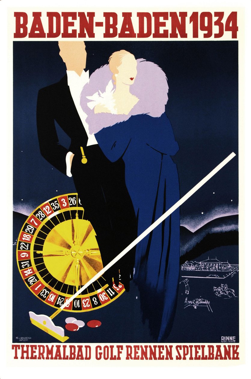 Baden Baden 1934, 1934. af Felix Rinne