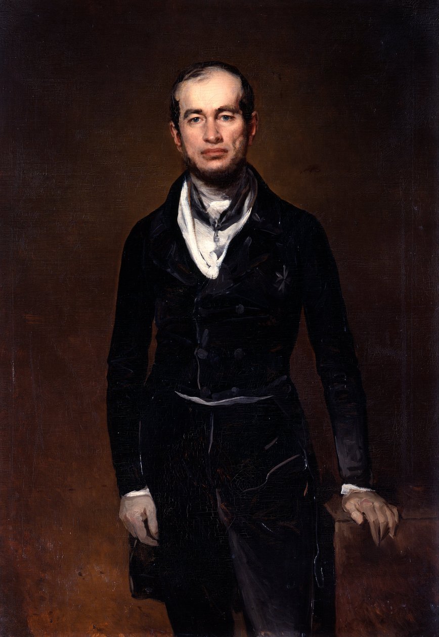 Portræt af kammerherre greve Julius Zech-Burkersroda af Louis Ferdinand von Rayski