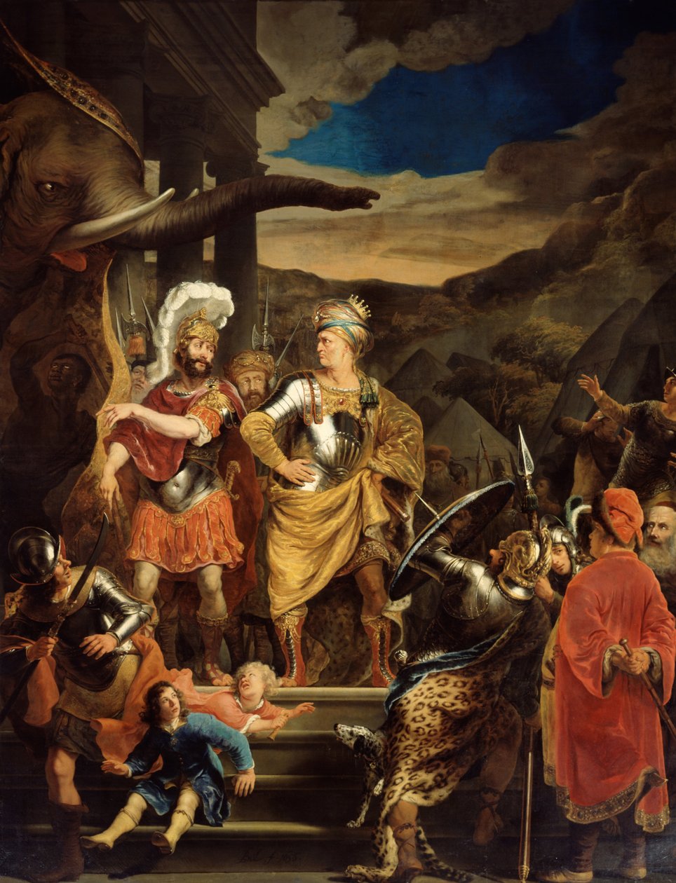 Fabritius og Pyrrhus af Ferdinand Bol