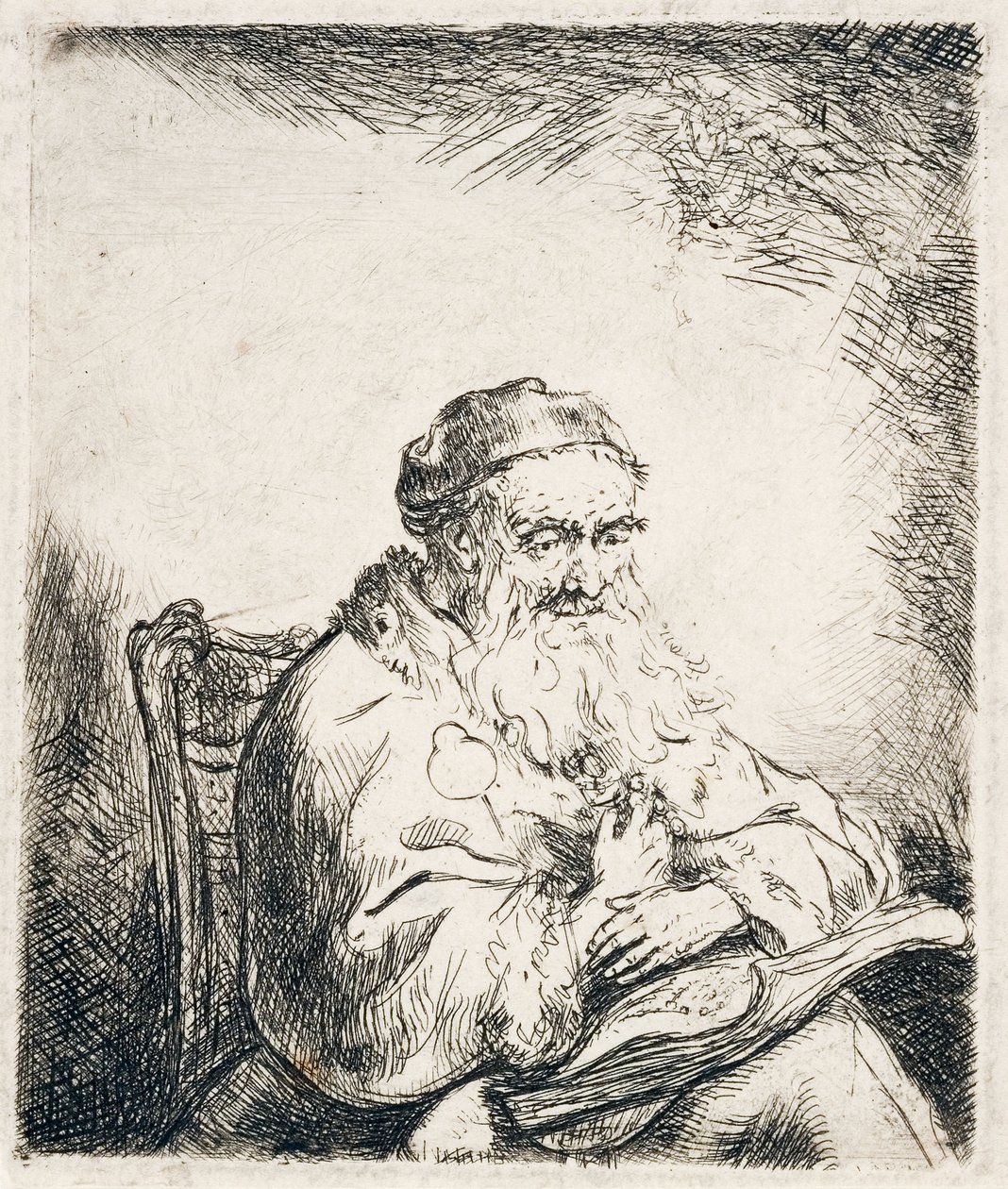Mand med Trefoil, c.1635-40 af Ferdinand Bol