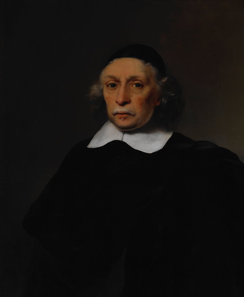 Portræt af en lærd af Ferdinand Bol