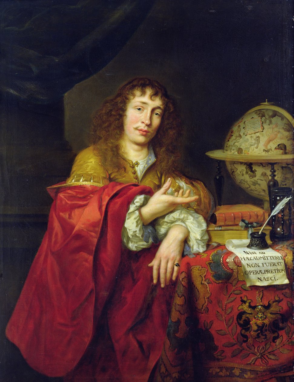 Portræt af en ung lærd af Kerckring-familien af Ferdinand Bol