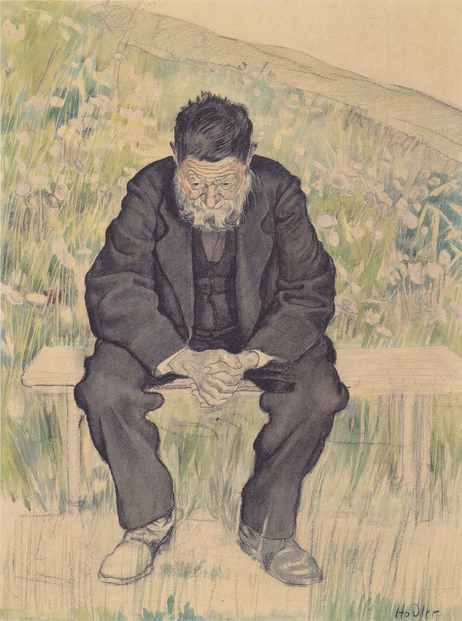 Arbejdsløs. af Ferdinand Hodler